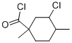 Cyclohexanecarbonyl chloride, 3-chloro-1,4-dimethyl- (9CI) 结构式