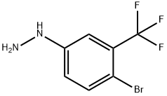 4-溴-3-三氟甲基苯肼 结构式