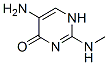 4(1H)-Pyrimidinone, 5-amino-2-(methylamino)- (9CI) 结构式