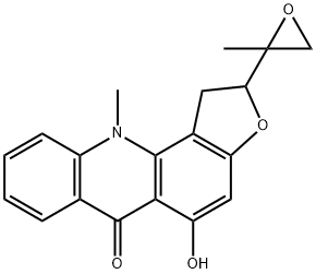 rutacridone epoxide 结构式
