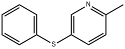 Pyridine, 2-methyl-5-(phenylthio)- (9CI) 结构式