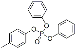 p-Cresyl diphenyl phosphate. 结构式