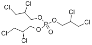 磷酸三(2,3-二氯丙基)酯 结构式
