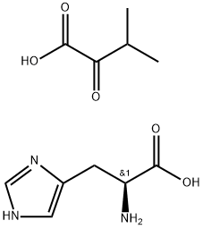 L-histidine mono(3-methyl-2-oxobutyrate)  结构式