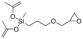 [3-(2,3-Epoxypropan-1-yloxy)propyl]bis(isopropenyloxy)(methyl)silane 结构式