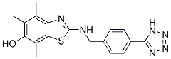 6-Benzothiazolol,  4,5,7-trimethyl-2-[[[4-(1H-tetrazol-5-yl)phenyl]methyl]amino]-  (9CI) 结构式