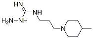 Hydrazinecarboximidamide, N-[3-(4-methyl-1-piperidinyl)propyl]- (9CI) 结构式