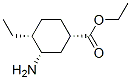 Cyclohexanecarboxylic acid, 3-amino-4-ethyl-, ethyl ester, (1alpha,3alpha,4alpha)- (9CI) 结构式