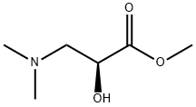 Propanoic acid, 3-(dimethylamino)-2-hydroxy-, methyl ester, (S)- (9CI) 结构式