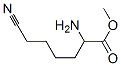 Hexanoic acid, 2-amino-6-cyano-, methyl ester (9CI) 结构式