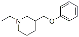 Piperidine, 1-ethyl-3-(phenoxymethyl)- (9CI) 结构式