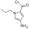 1H-Pyrrole-2-carbonyl chloride, 4-amino-1-propyl- (9CI) 结构式