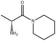 Piperidine, 1-[(2R)-2-amino-1-oxopropyl]- (9CI) 结构式