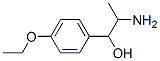 Benzenemethanol, alpha-(1-aminoethyl)-4-ethoxy- (9CI) 结构式