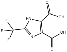 2-(三氟甲基)-1H-咪唑-4,5-二羧酸 结构式