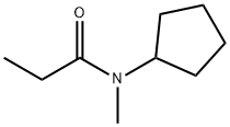Propanamide, N-cyclopentyl-N-methyl- (9CI) 结构式