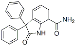 2,3-Dihydro-2-oxo-3,3-diphenyl-1H-indole-7-carboxamide 结构式