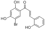 1-(5-Bromo-2,4-dihydroxyphenyl)-3-(2-hydroxyphenyl)-2-propen-1-one 结构式