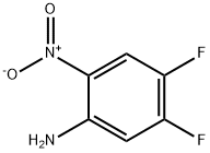 4,5-二氟-2-硝基苯胺 结构式