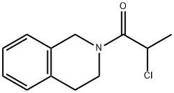 2-氯-1-(1,2,3,4-四氢异喹啉-2-基)丙-1-酮 结构式