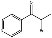 1-Propanone, 2-bromo-1-(4-pyridinyl)- (9CI) 结构式