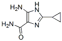 1H-Imidazole-4-carboxamide,  5-amino-2-cyclopropyl- 结构式