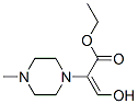 1-Piperazineaceticacid,alpha-(hydroxymethylene)-4-methyl-,ethylester(9CI) 结构式