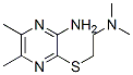 Pyrazinamine, 3-[[2-(dimethylamino)ethyl]thio]-5,6-dimethyl- (9CI) 结构式