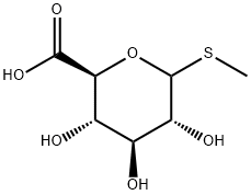 D-Glucopyranosiduronic acid, methyl 1-thio- (9CI) 结构式