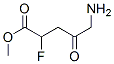 Pentanoic  acid,  5-amino-2-fluoro-4-oxo-,  methyl  ester 结构式