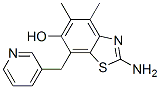 6-Benzothiazolol,  2-amino-4,5-dimethyl-7-(3-pyridinylmethyl)- 结构式