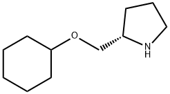 Pyrrolidine, 2-[(cyclohexyloxy)methyl]-, (2S)- (9CI) 结构式