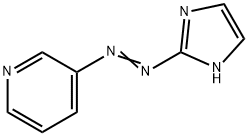 Pyridine,  3-(1H-imidazol-2-ylazo)-  (9CI) 结构式