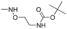 Carbamic acid, [2-[(methylamino)oxy]ethyl]-, 1,1-dimethylethyl ester (9CI) 结构式