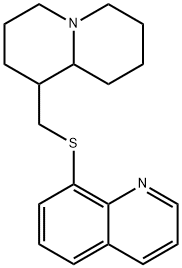 Thiolupinine ester 8-quinoline 结构式