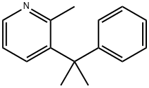 Pyridine, 2-methyl-3-(1-methyl-1-phenylethyl)- (9CI) 结构式