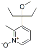 Pyridine, 3-(1-ethyl-1-methoxypropyl)-2-methyl-, 1-oxide (9CI) 结构式