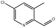 5-氯-3-甲基吡啶甲醛 结构式