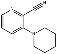 3-PIPERIDIN-1-YLPYRIDINE-2-CARBONITRILE 结构式