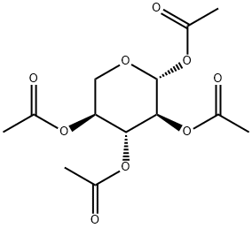1,2,3,4-TETRA-O-ACETYL-BETA-L-XYLOPYRANOSE 结构式