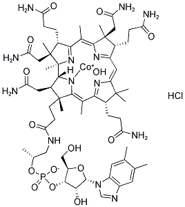 羟基钴胺素盐酸盐 结构式