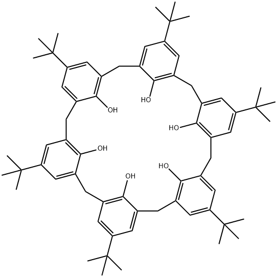 对叔丁基6杯芳烃 结构式