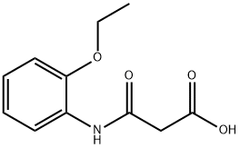 3-[(2-乙氧基苯基)氨基]-3-氧代丙酸 结构式