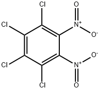 1,2,3,4-四氯-5,6-二硝基苯 结构式
