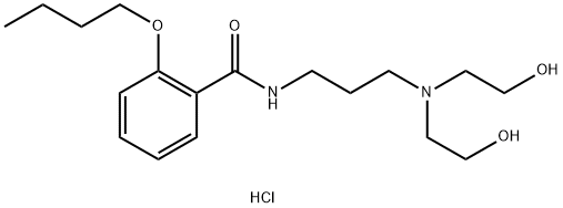 3-[(2-butoxybenzoyl)amino]propyl-bis(2-hydroxyethyl)azanium chloride 结构式