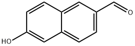6-羟基-2-萘甲醛 结构式