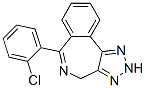 2,4-Dihydro-6-(o-chlorophenyl)-1,2,3-triazolo[4,5-d][2]benzazepine 结构式