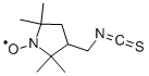 3-(甲基异硫氰酰酸)-PROXYL 结构式