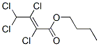 butyl 2,3,4,4-tetrachloro-2-butenoate 结构式