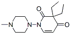 3,3-Diethyl-1-(1-methylpiperazin-4-yl)-2,4(1H,3H)-pyridinedione 结构式